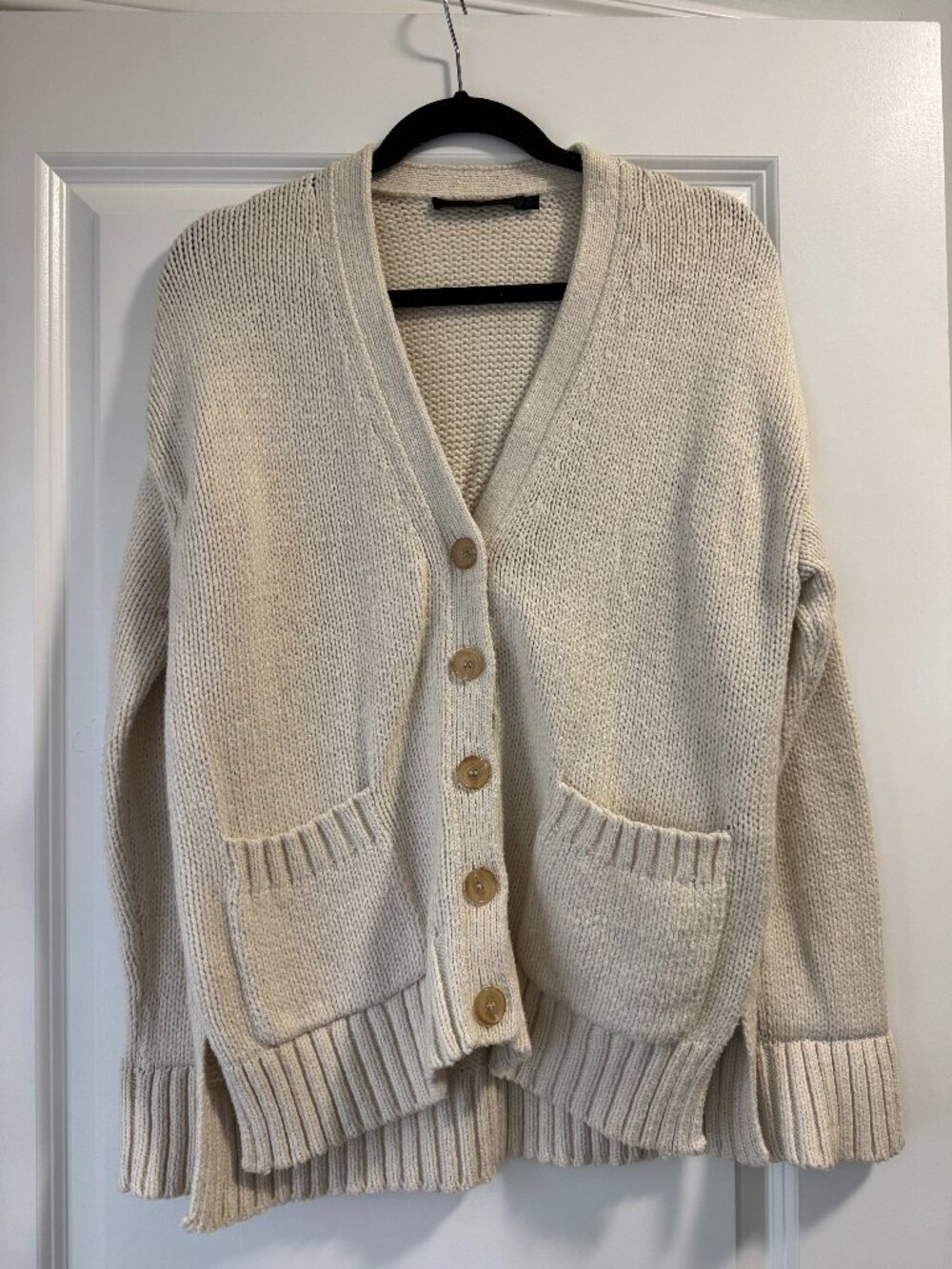 Jenni Kayne Cotton Cardigan - Ivory - XS - Great condition!